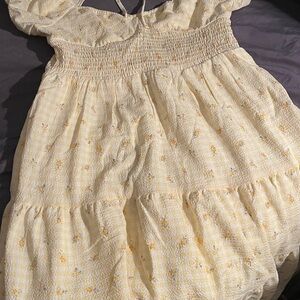 Ardene Light Yellow Floral Dress